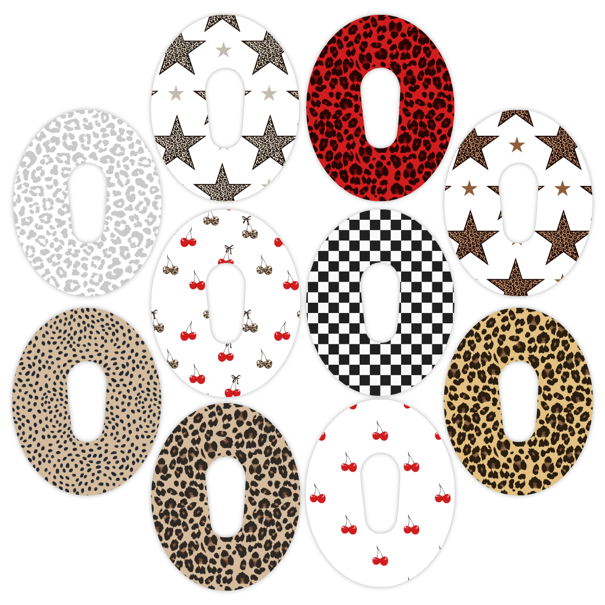 Dexcom Leopard Luxe Mixed Design Patches