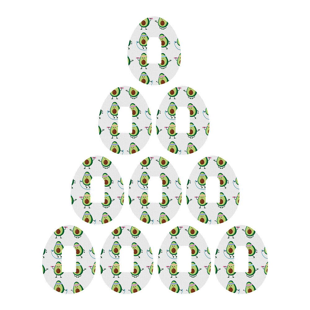 Dexcom Avocado Design Patches