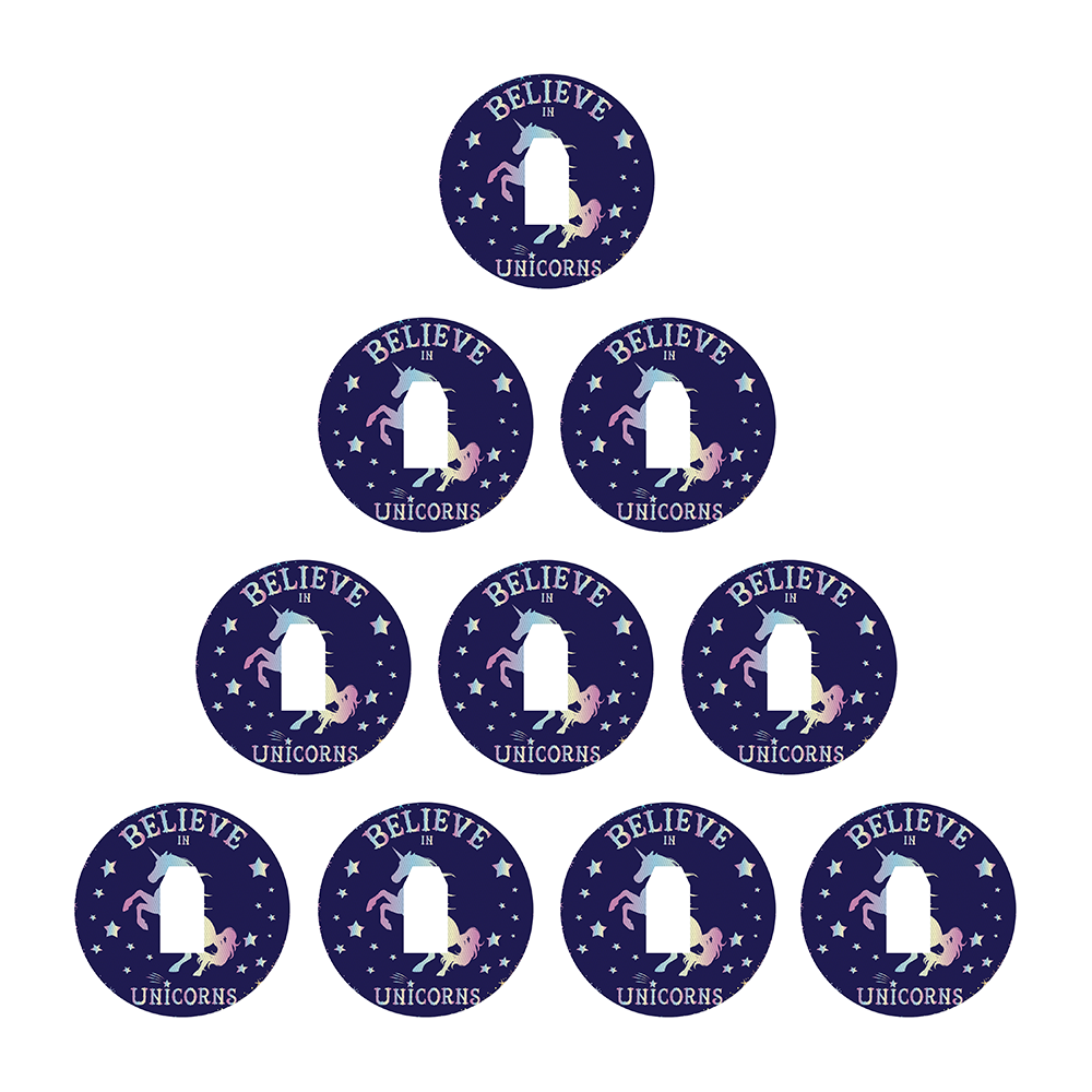 Dexcom Believe In Unicorns Design Patches