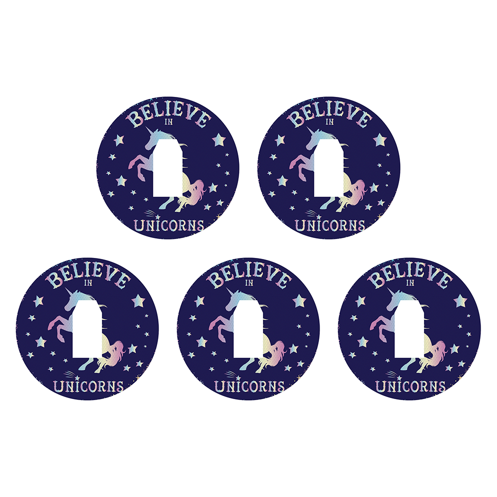 Dexcom Believe In Unicorns Design Patches