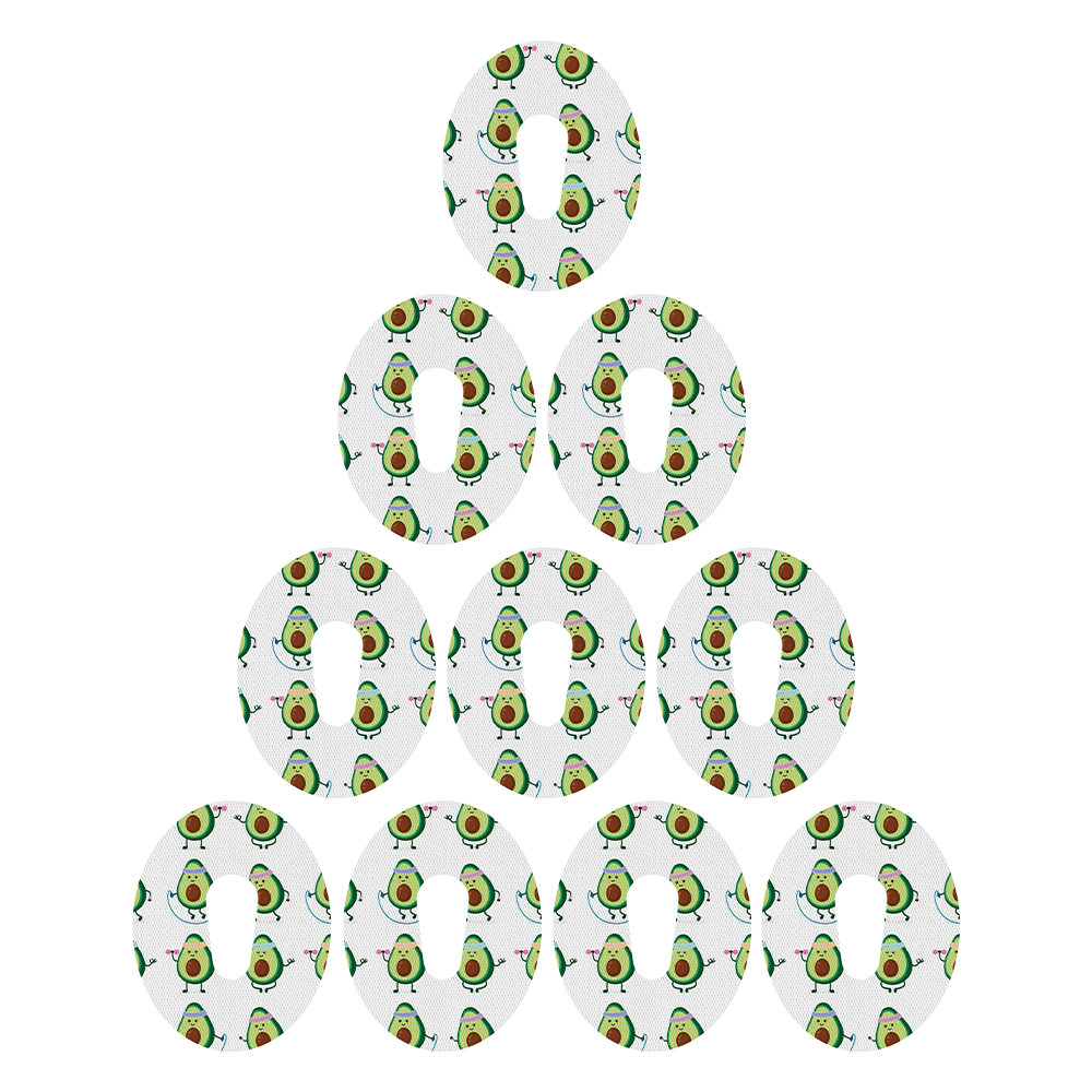 Dexcom Avocado Design Patches