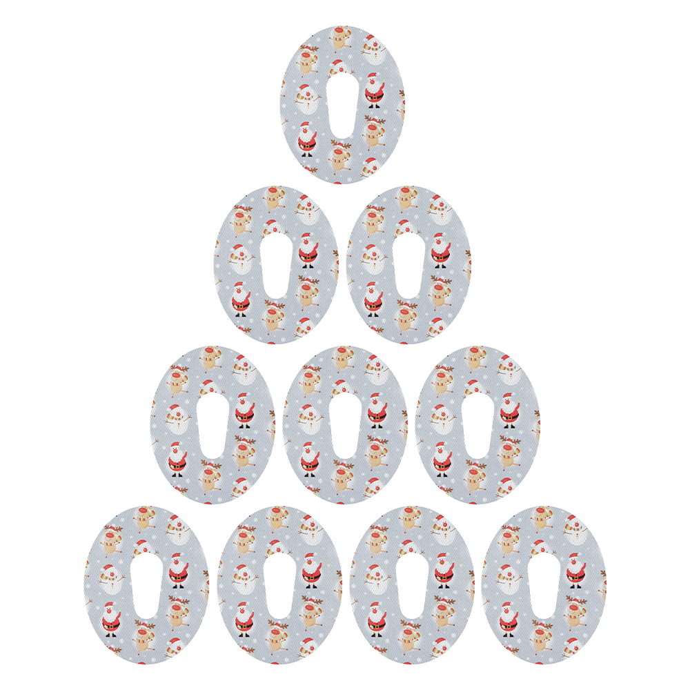 Christmas Characters decorative adhesive patches - all devices.
