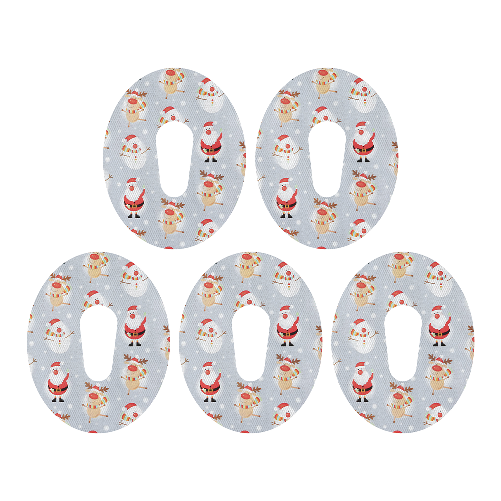 Christmas Characters decorative adhesive patches - all devices.