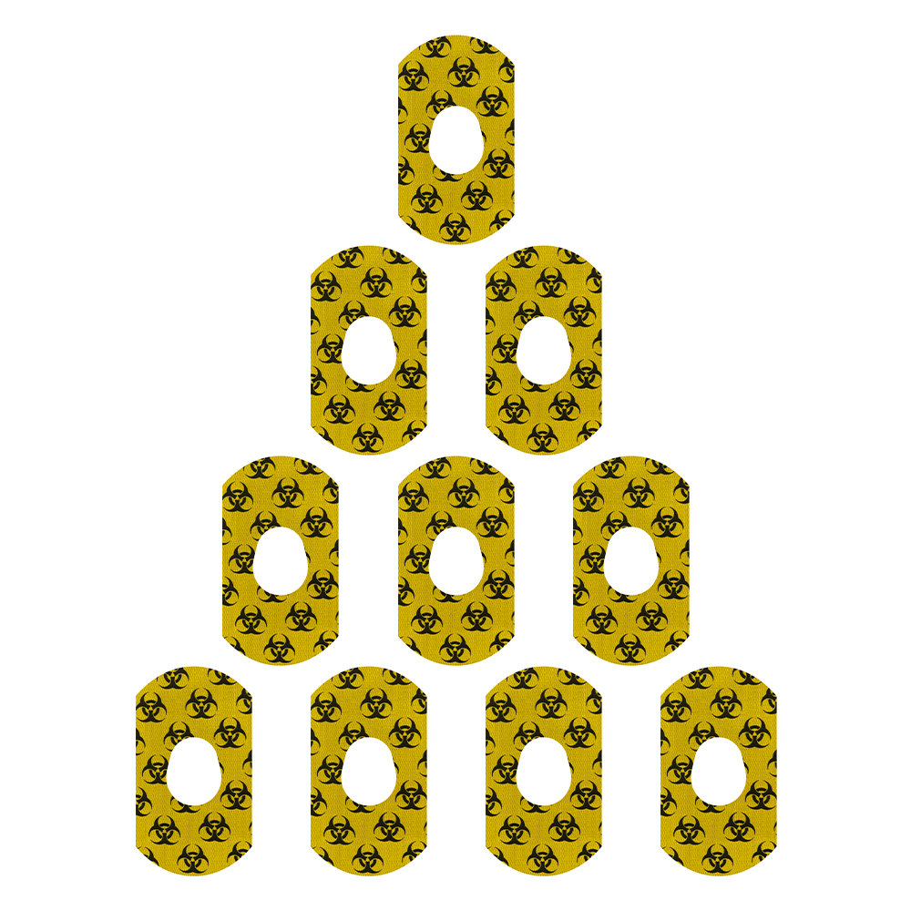 CLEARANCE 2" Dexcom G7 Patches - 10 pack
