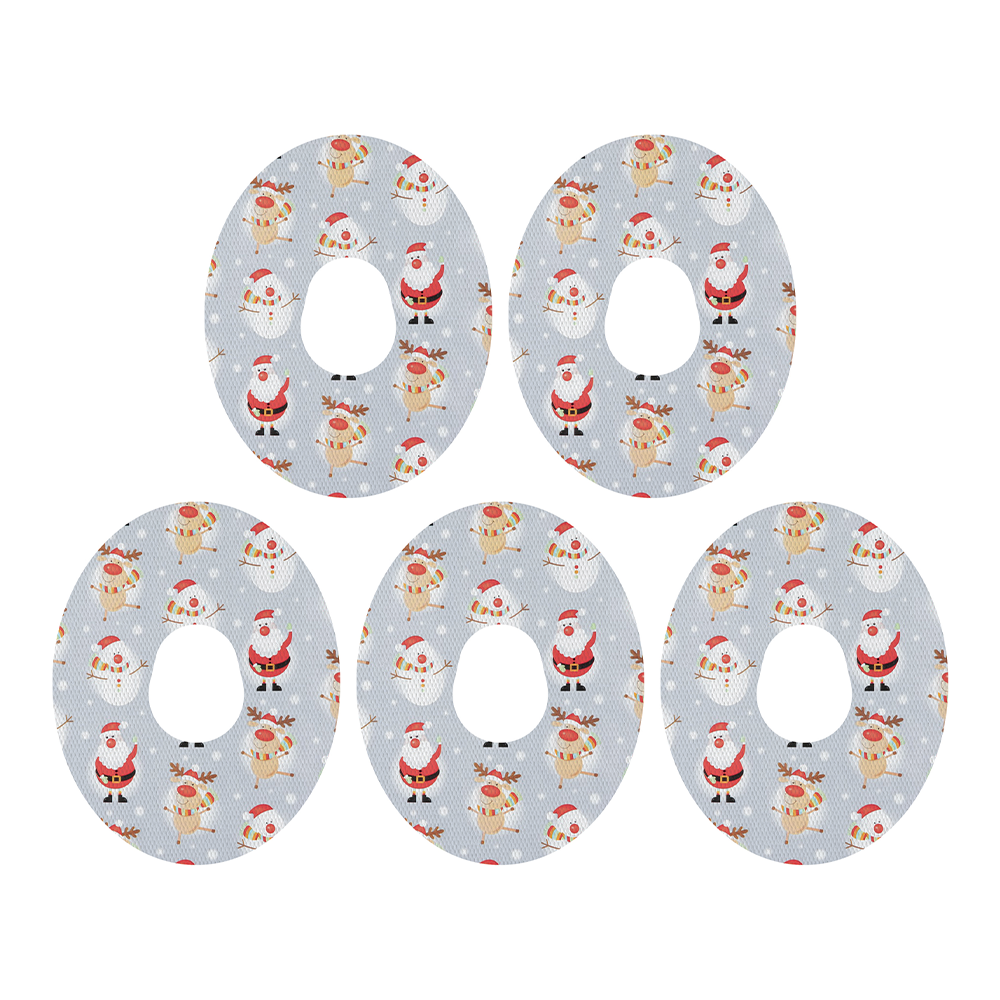 Christmas Characters decorative adhesive patches - all devices.