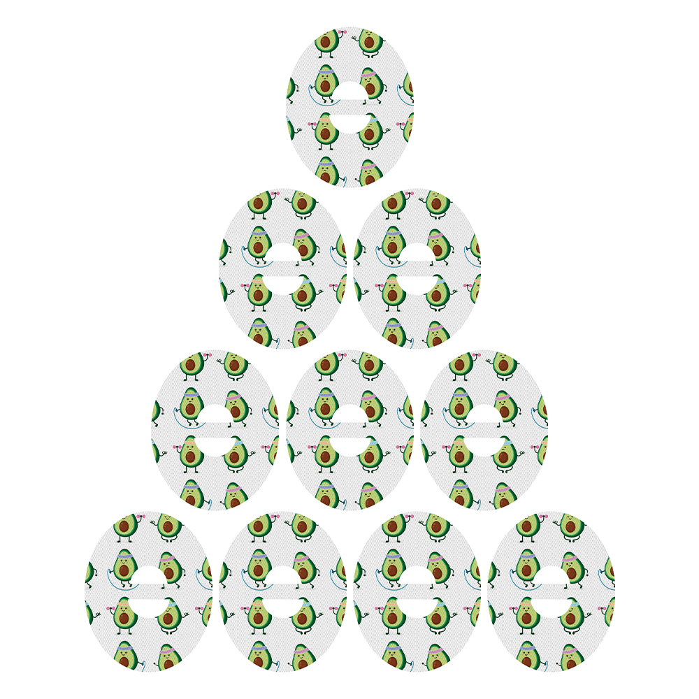 Dexcom Avocado Design Patches