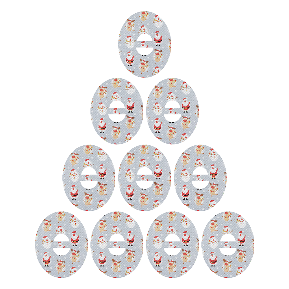 Christmas Characters decorative adhesive patches - all devices.