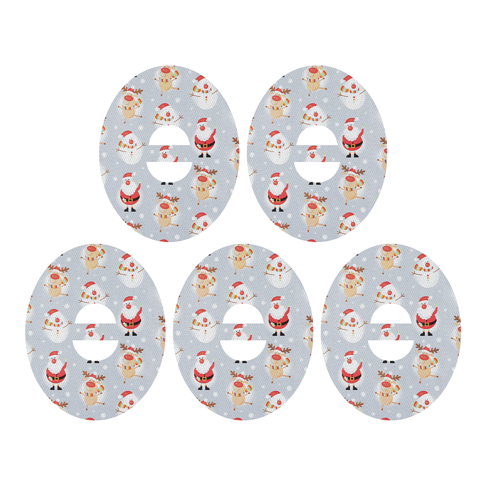 Christmas Characters decorative adhesive patches - all devices.