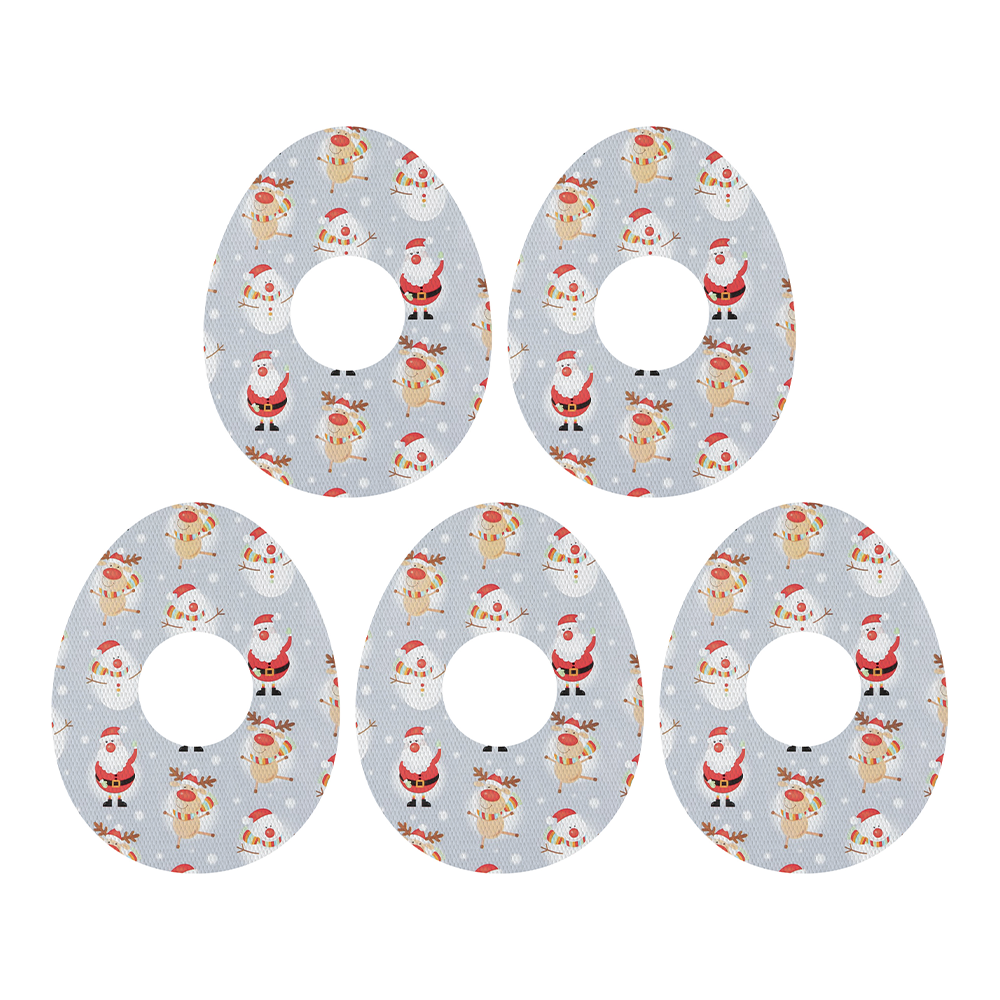 Christmas Characters decorative adhesive patches - all devices.