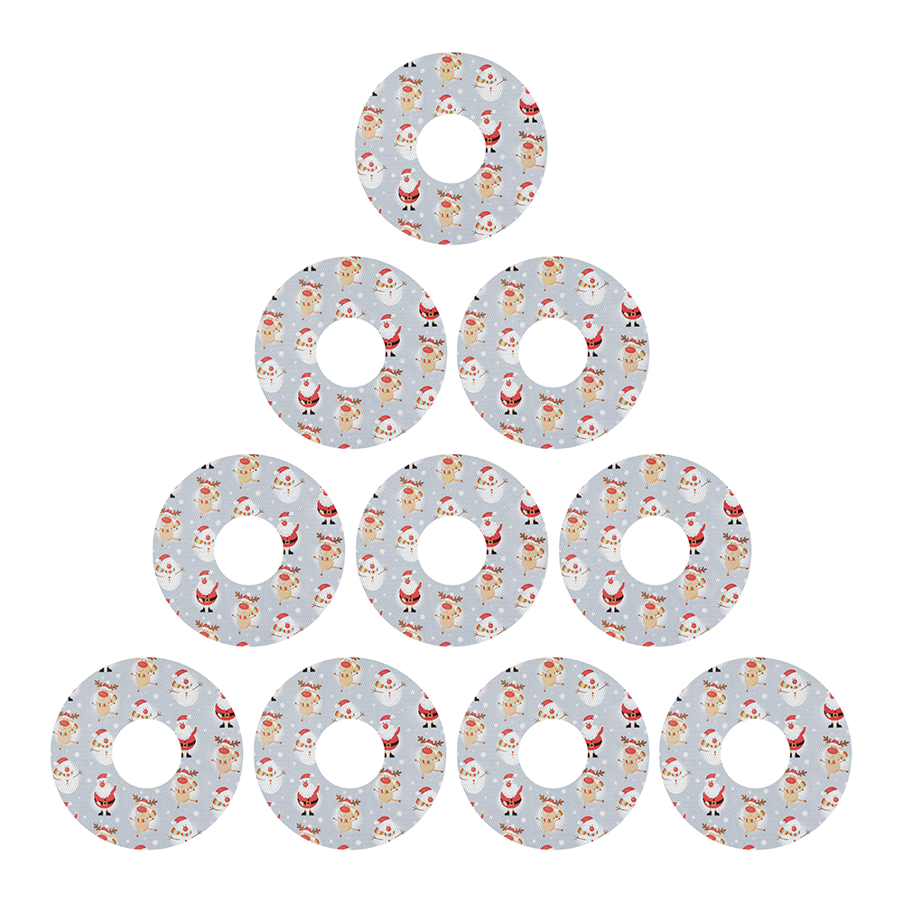 Christmas Characters decorative adhesive patches - all devices.