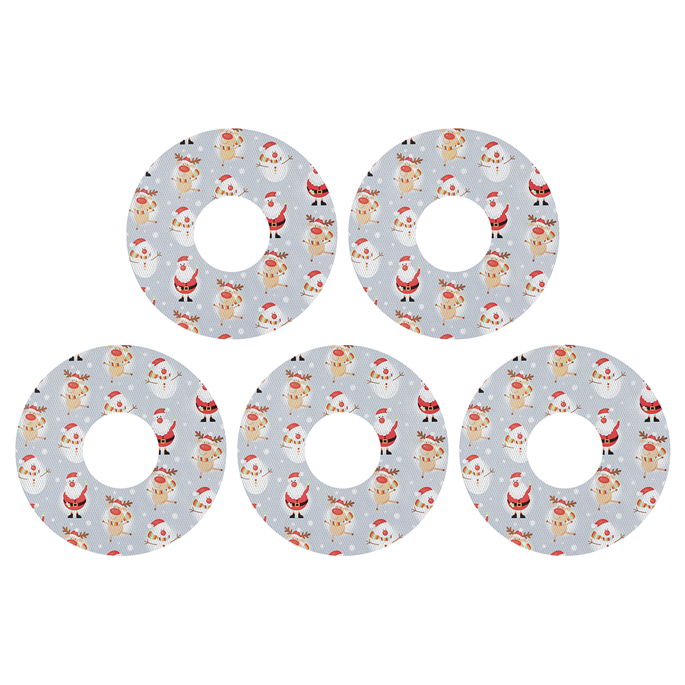 Christmas Characters decorative adhesive patches - all devices.