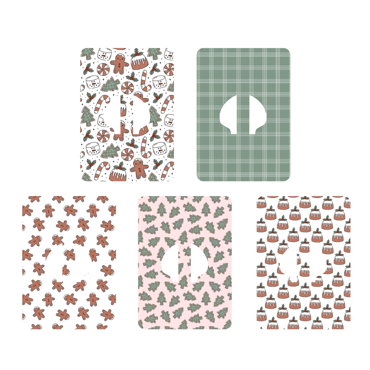 Christmas Cutie Patches - Suits all devices! 5 Pack