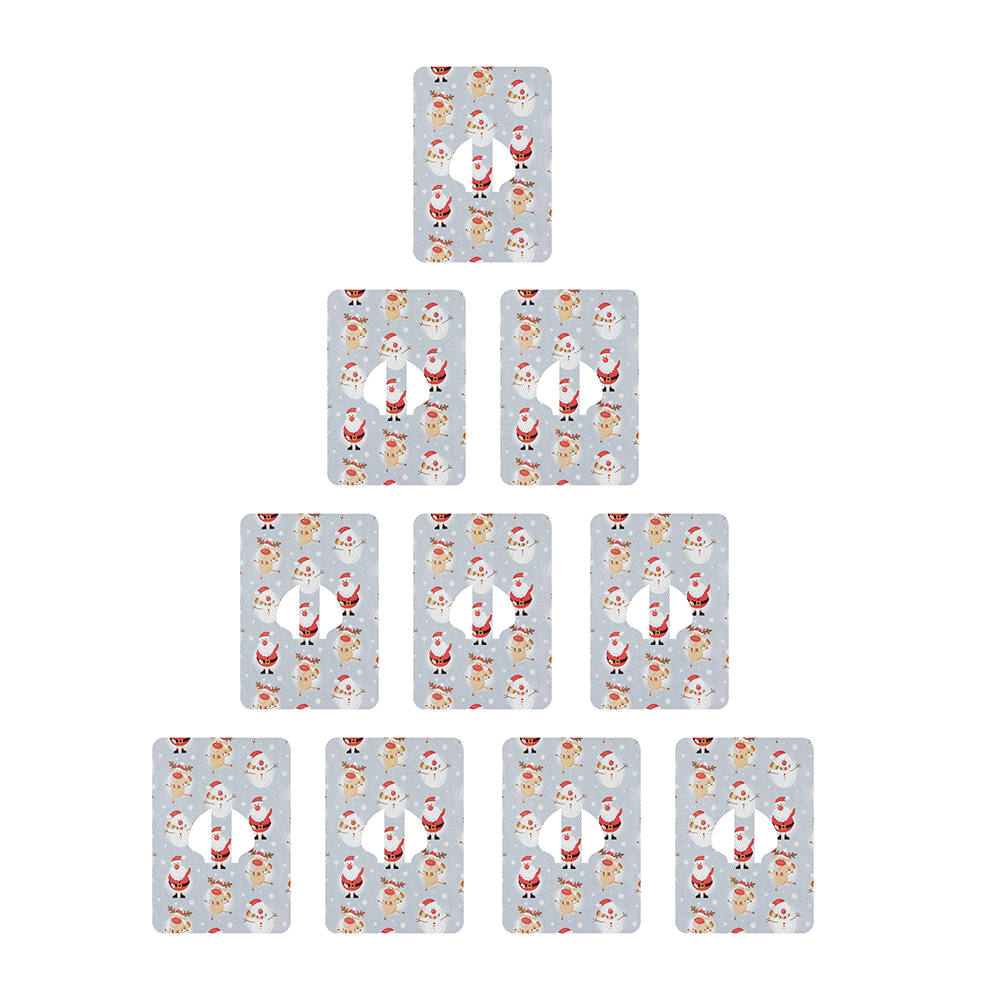 Christmas Characters decorative adhesive patches - all devices.