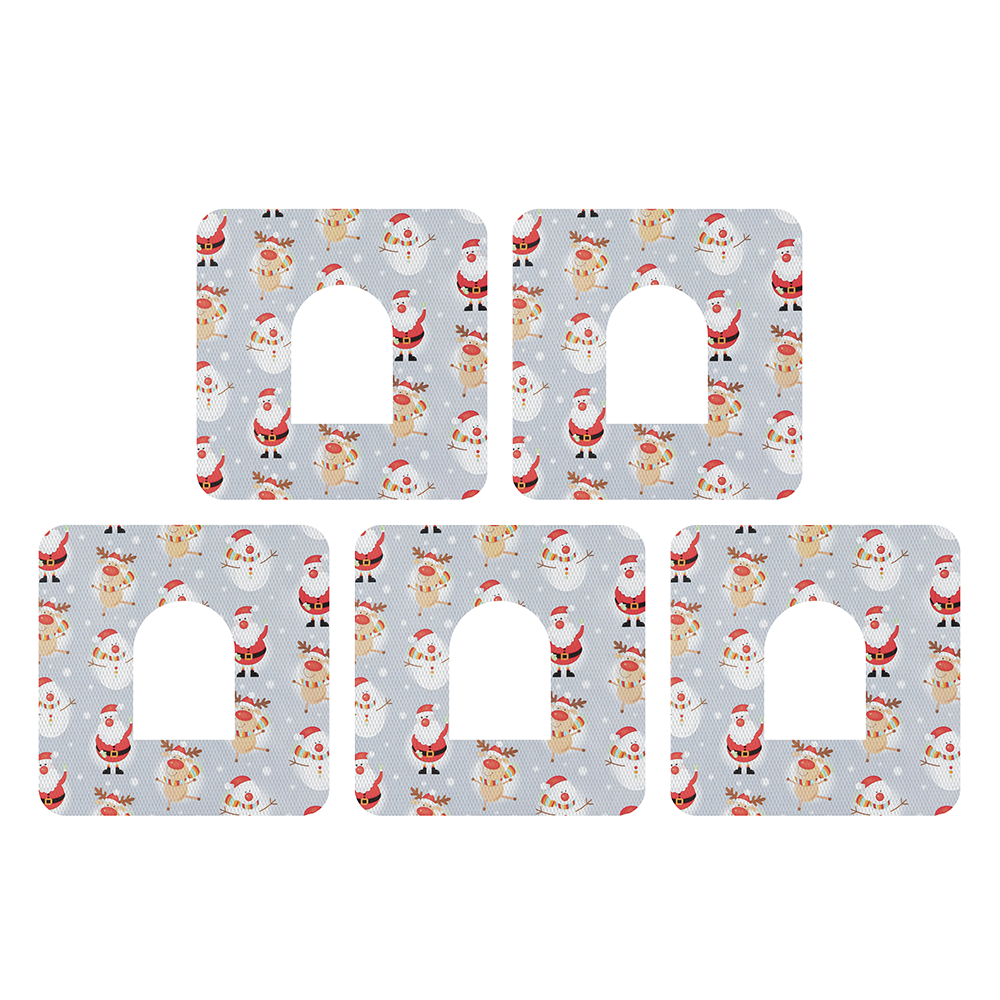 Christmas Characters decorative adhesive patches - all devices.
