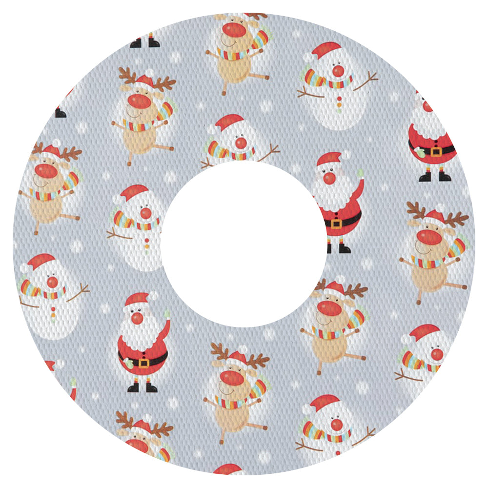 Christmas Characters decorative adhesive patches - all devices.