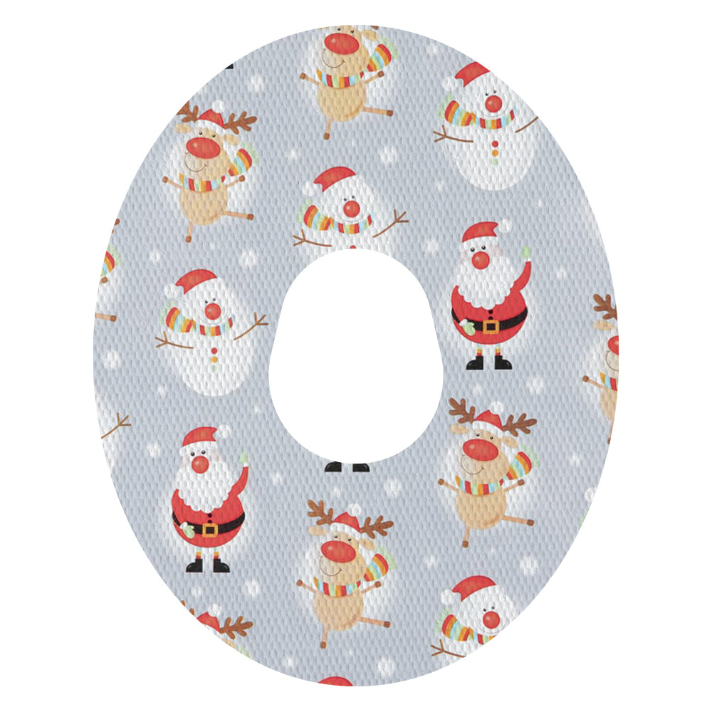 Christmas Characters decorative adhesive patches - all devices.