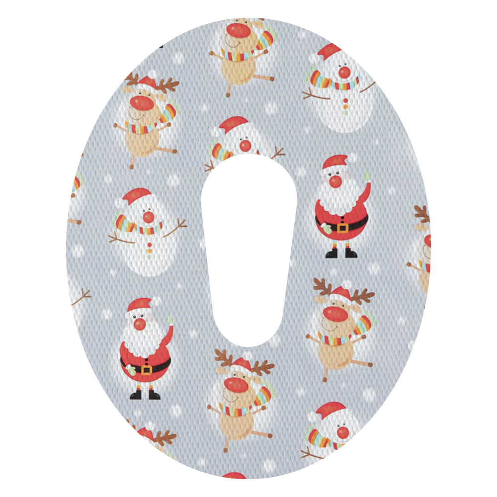 Christmas Characters decorative adhesive patches - all devices.