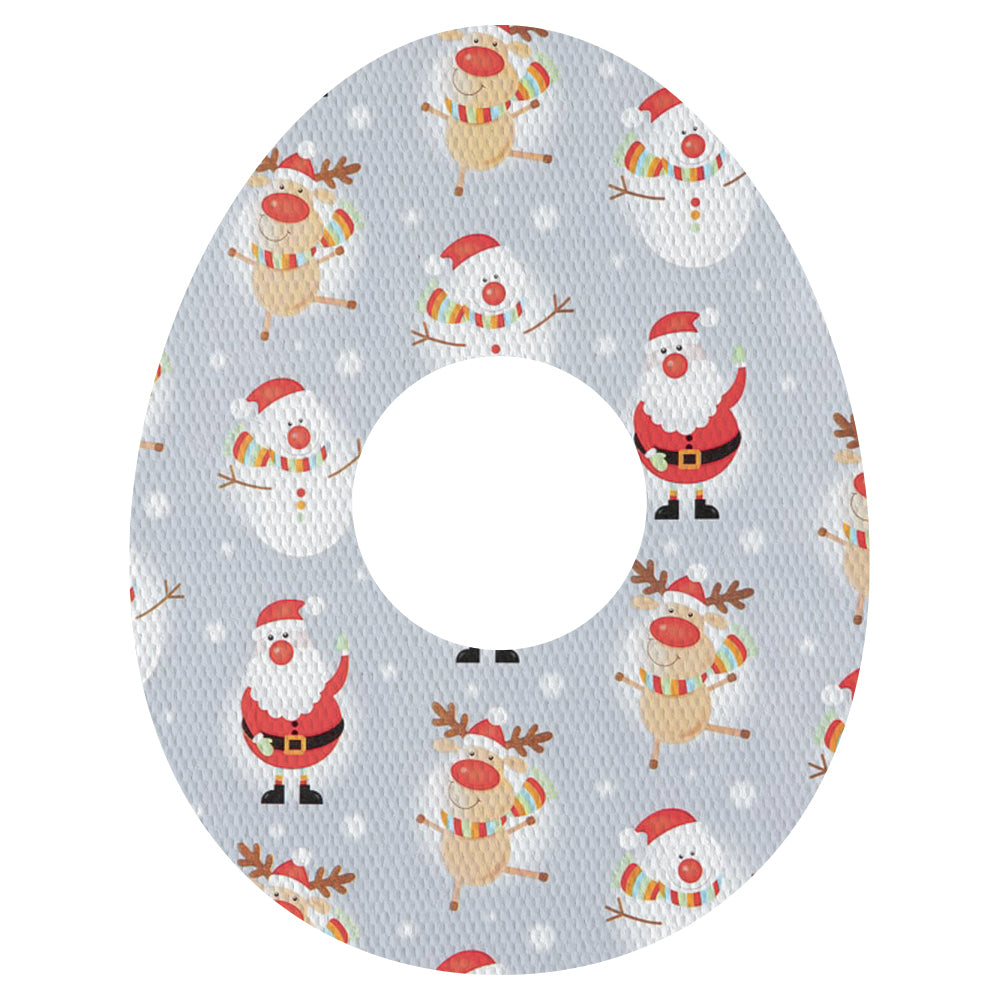 Christmas Characters decorative adhesive patches - all devices.