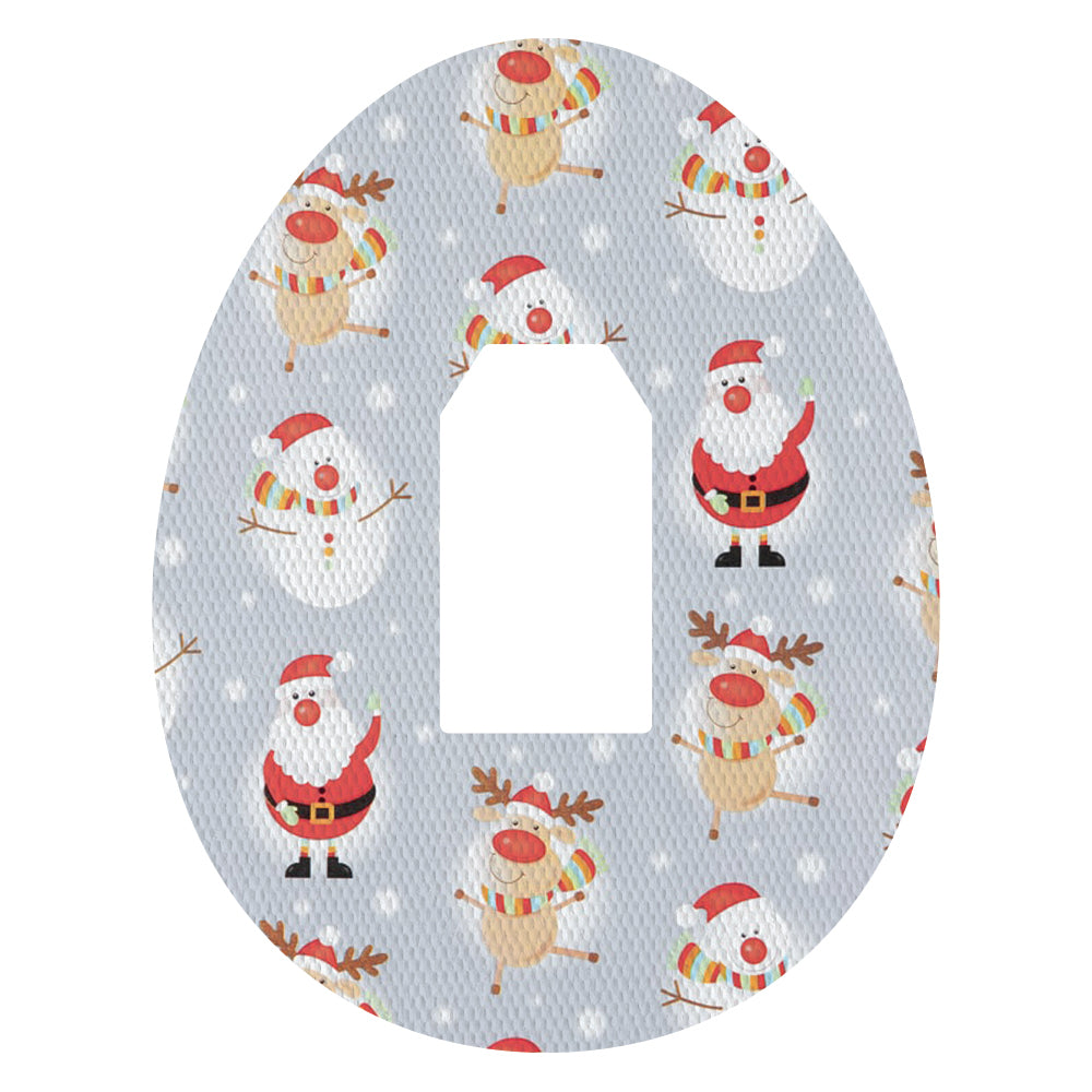 Christmas Characters decorative adhesive patches - all devices.