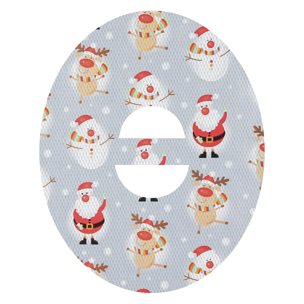 Christmas Characters decorative adhesive patches - all devices.