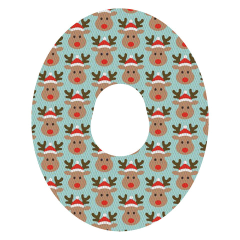 Christmas rudolph adhesive patches - all devices.