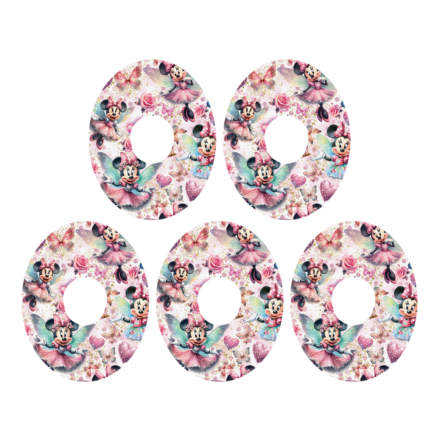 Dexcom Minnie Fairy Princess Design Patches