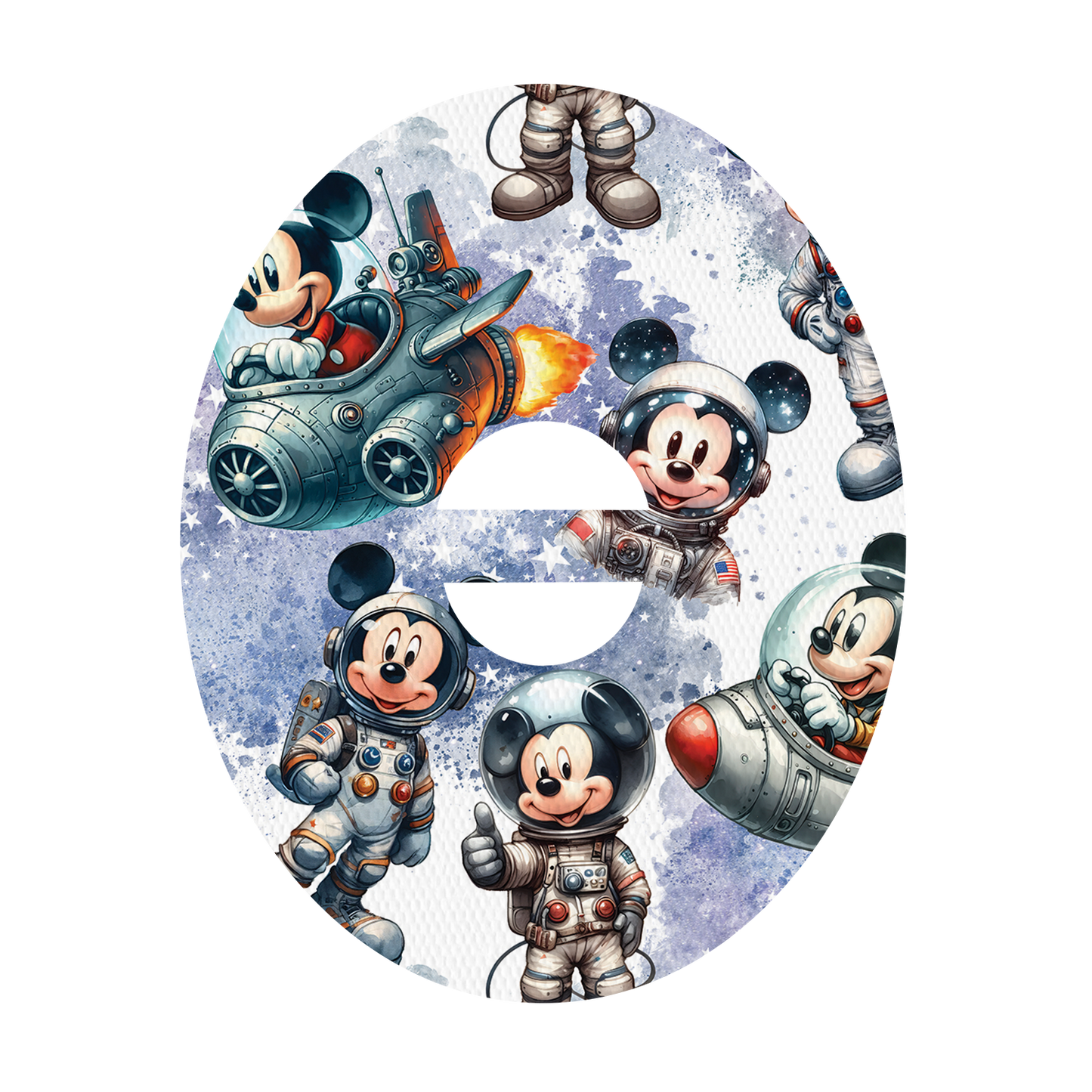 Dexcom Mickey Space Design Patches