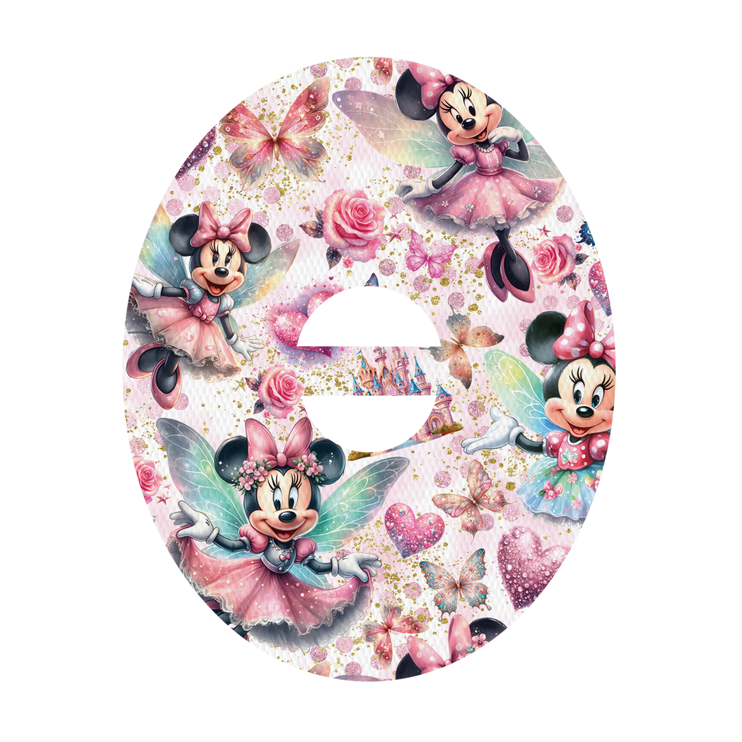 Dexcom Minnie Fairy Princess Design Patches