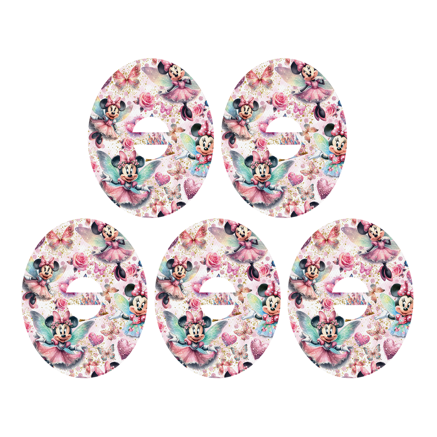 Dexcom Minnie Fairy Princess Design Patches