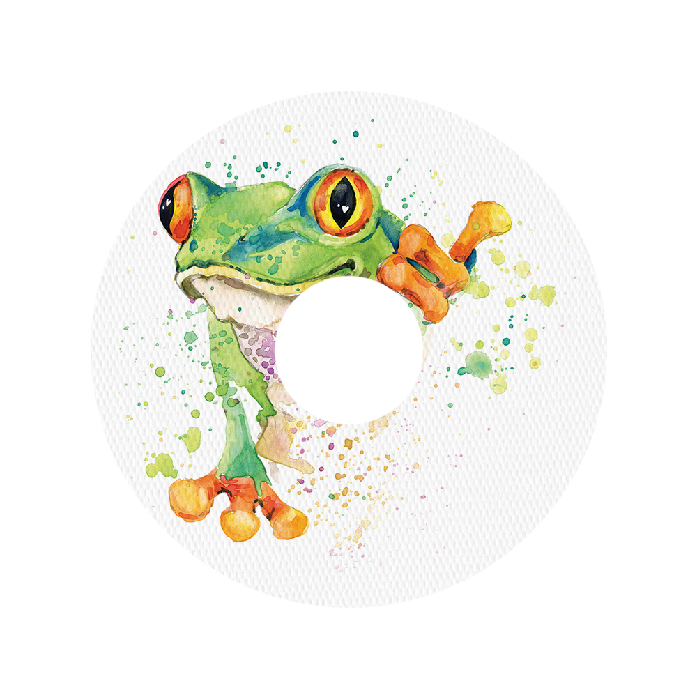 Freestyle Libre Frog Design Patches