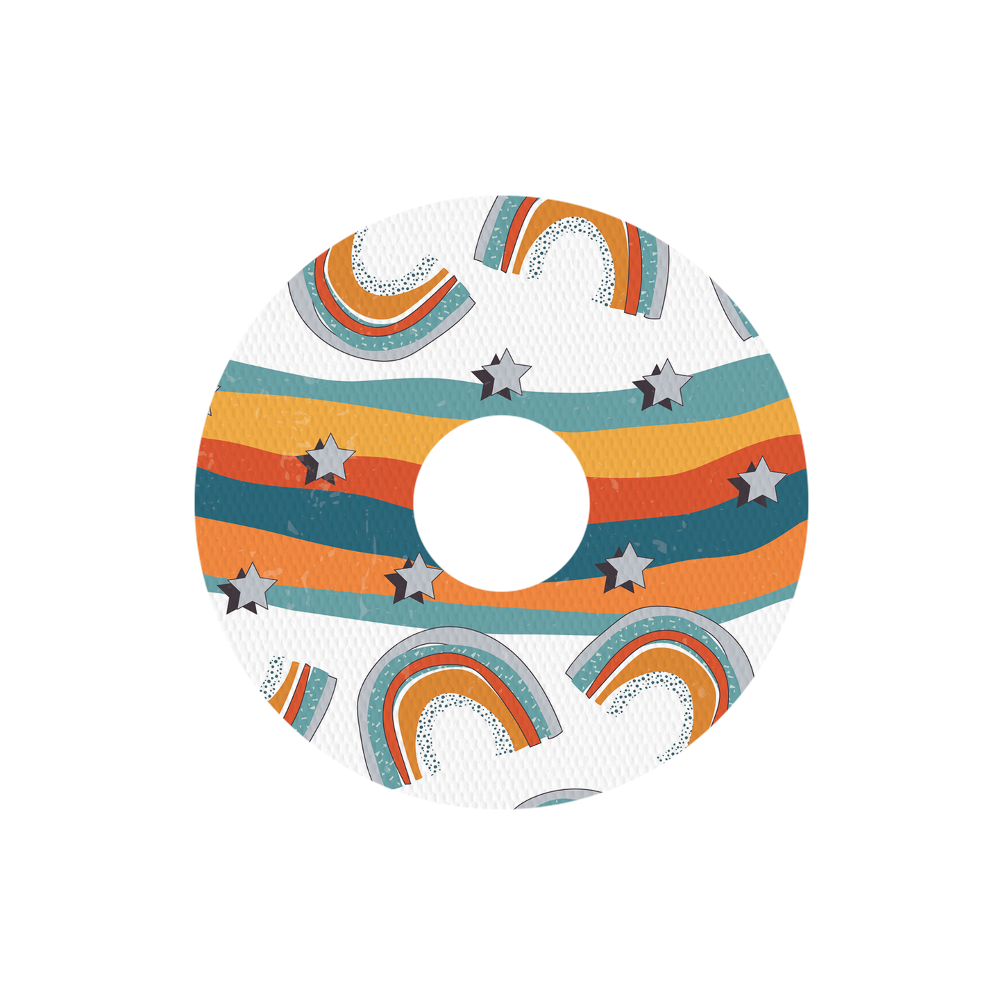 Orange Rainbow Patches