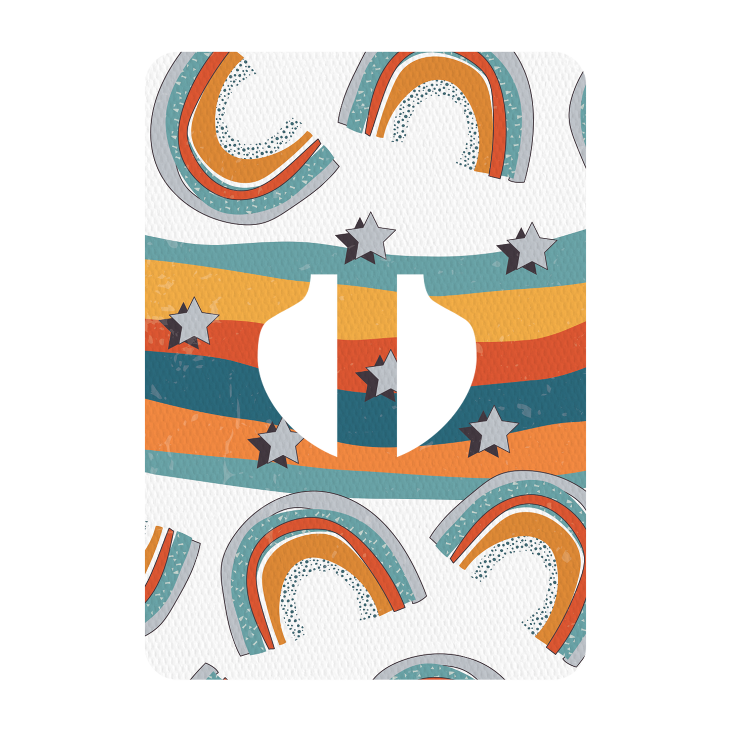 Orange Rainbow Patches