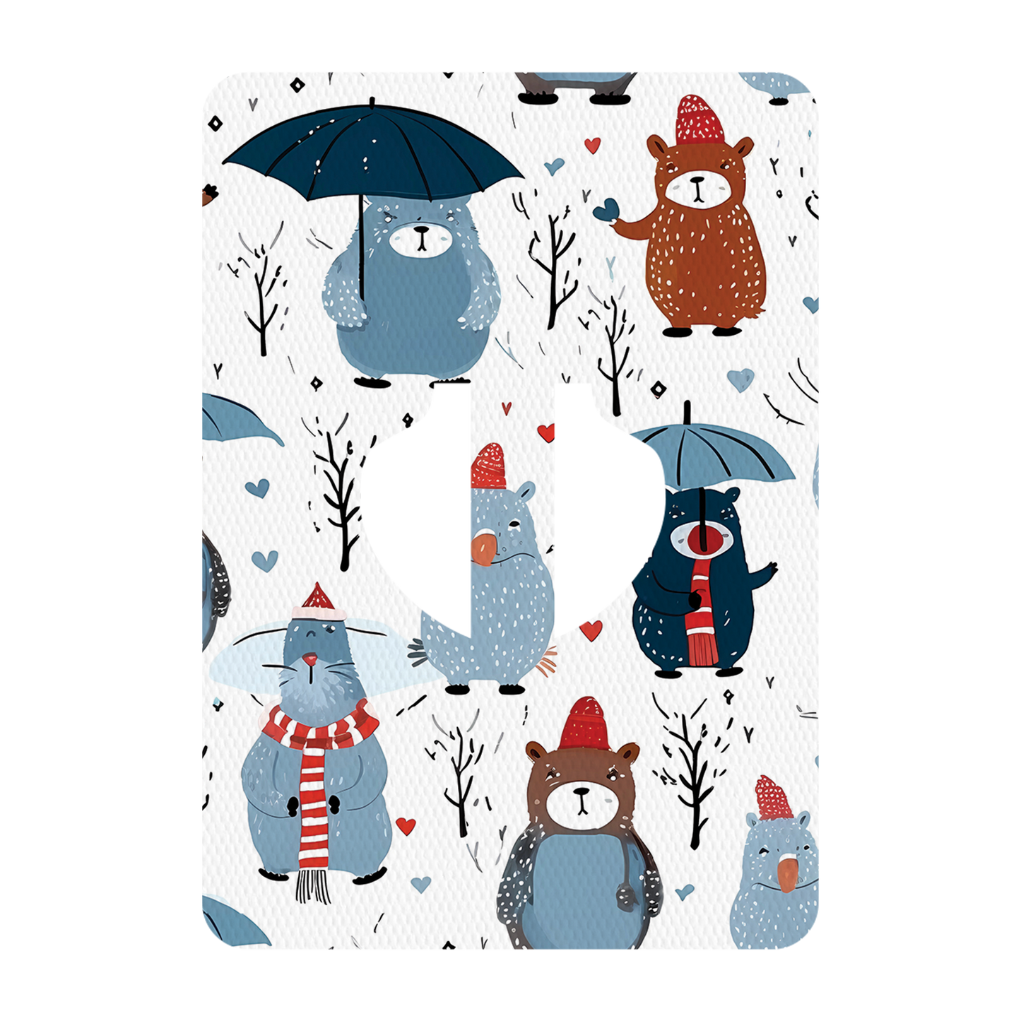 Medtronic Winter Animals Mix Design Patches
