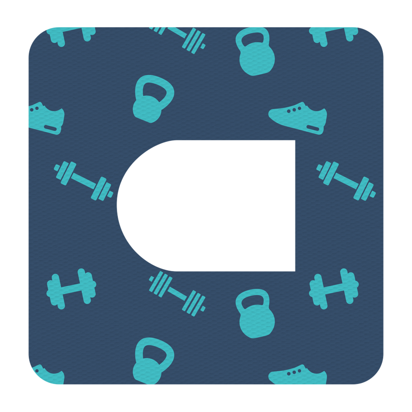 Omnipod Dumbbell Pattern Design Patches
