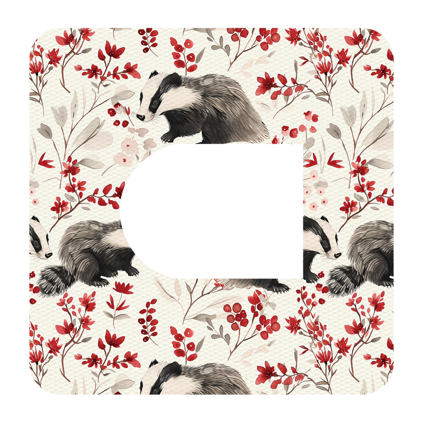 Omnipod Floral Animals Mix Design Patches