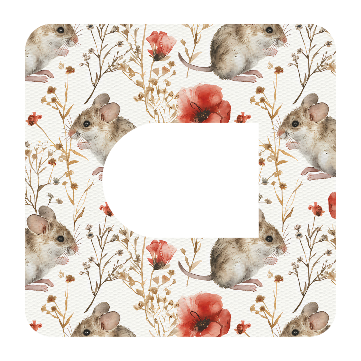 Omnipod Floral Animals Mix Design Patches