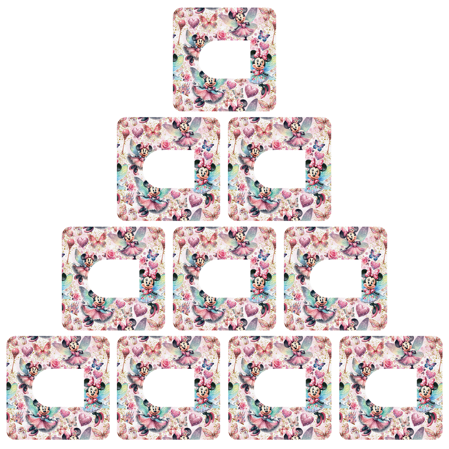 Omnipod Minnie Fairy Princess Design Patches