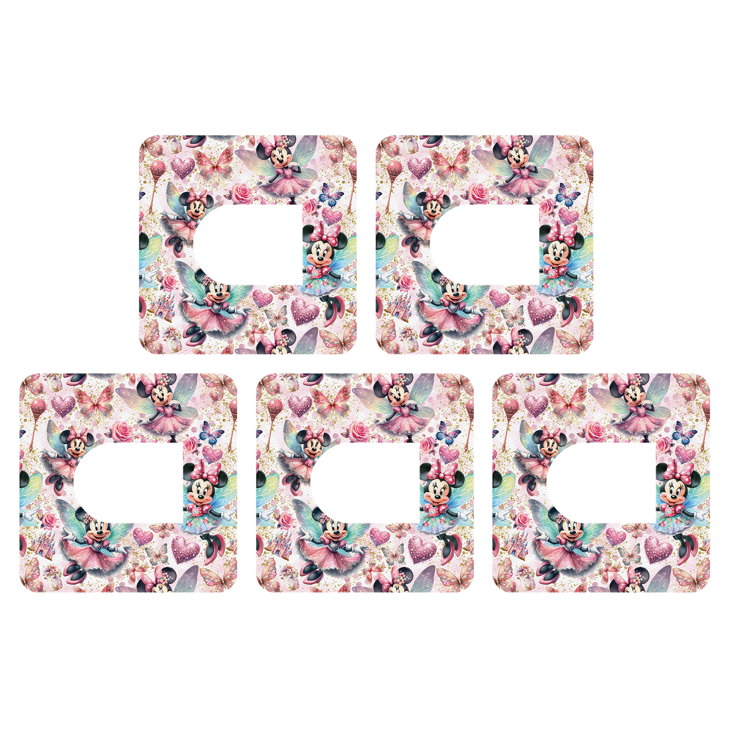 Omnipod Minnie Fairy Princess Design Patches