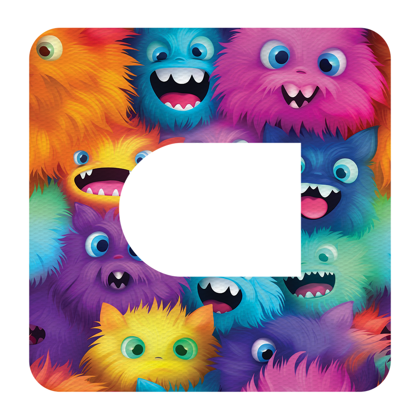 Omnipod Monsters Mix Design Patches