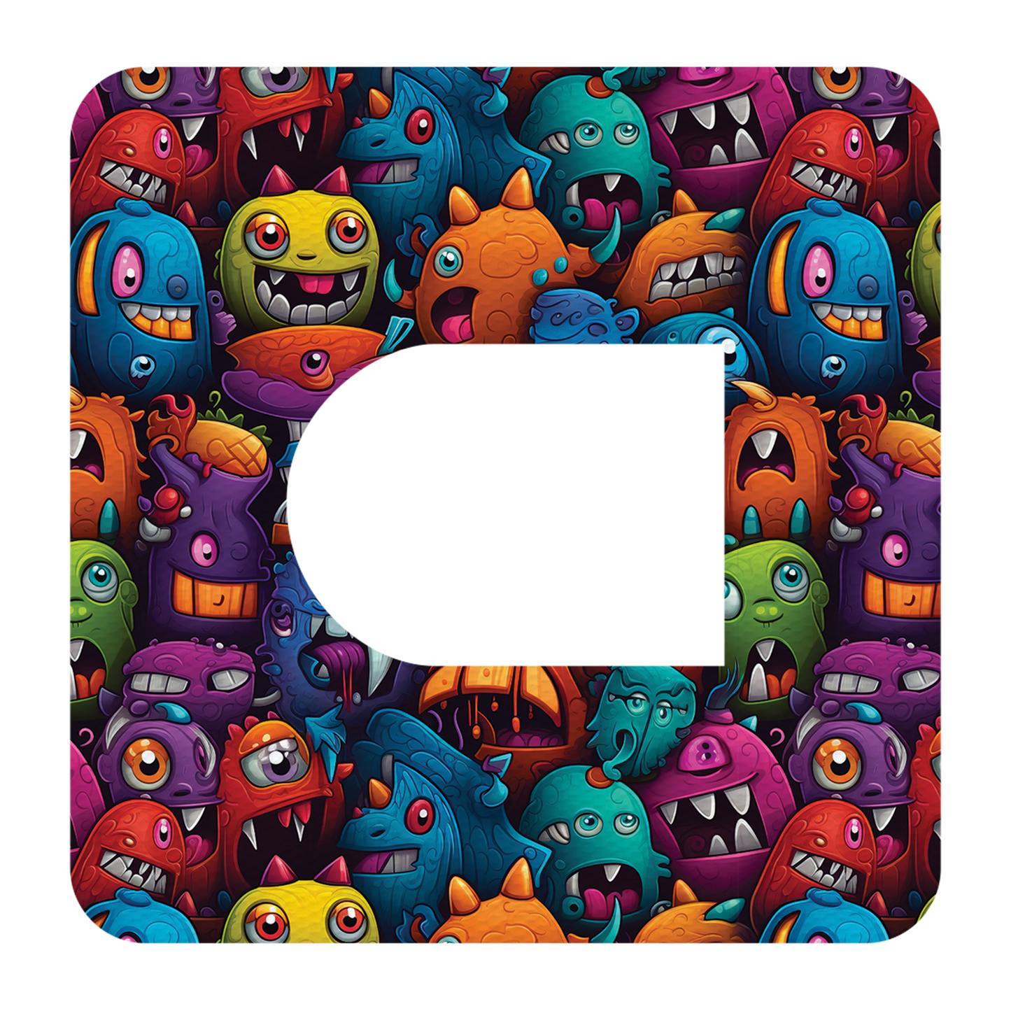 Omnipod Monsters Mix Design Patches