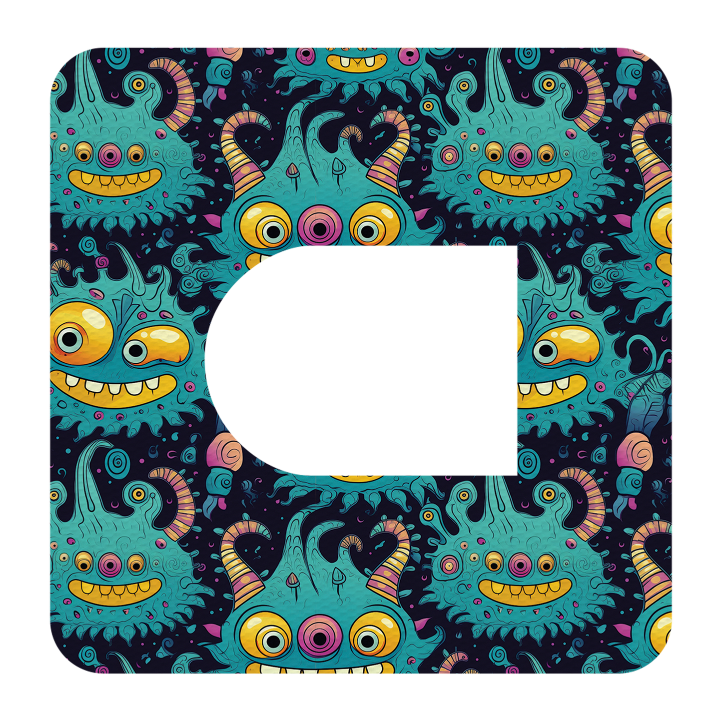 Omnipod Monsters Mix Design Patches