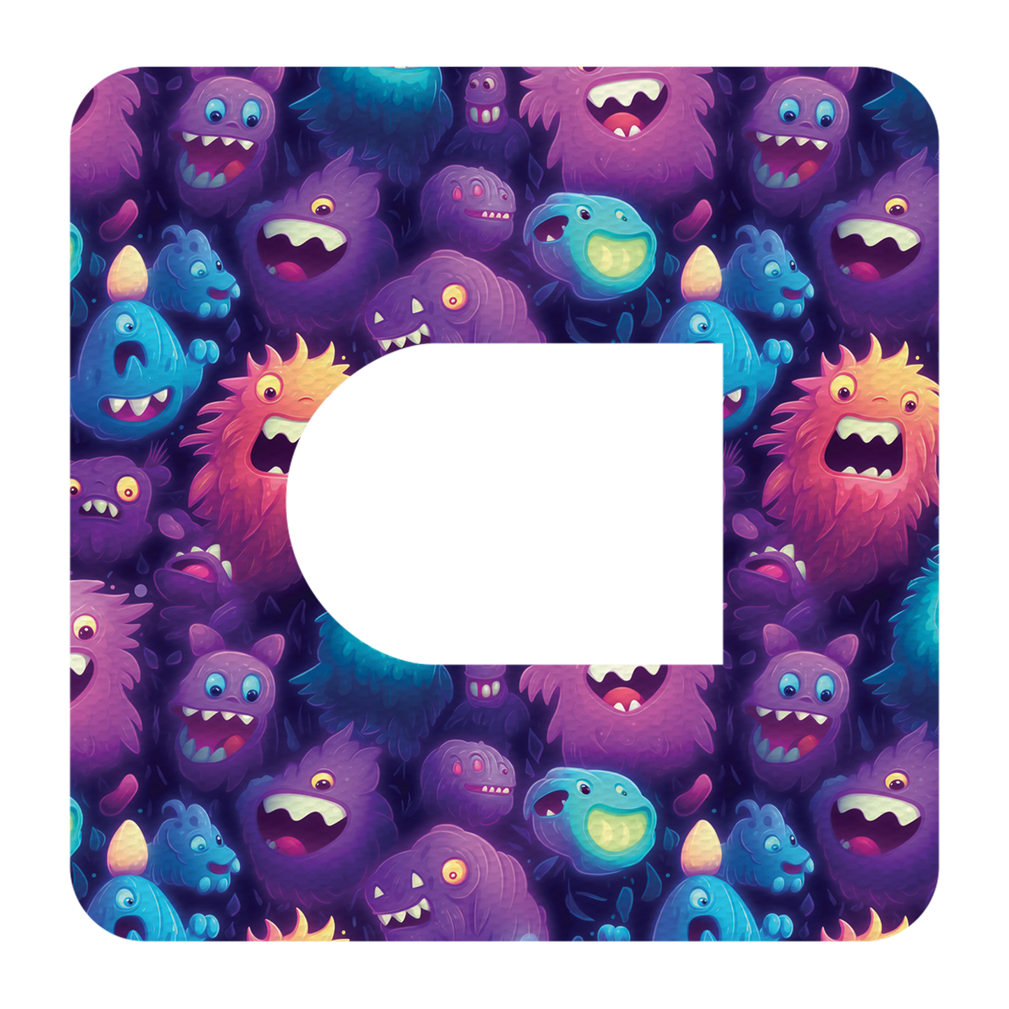 Omnipod Monsters Mix Design Patches