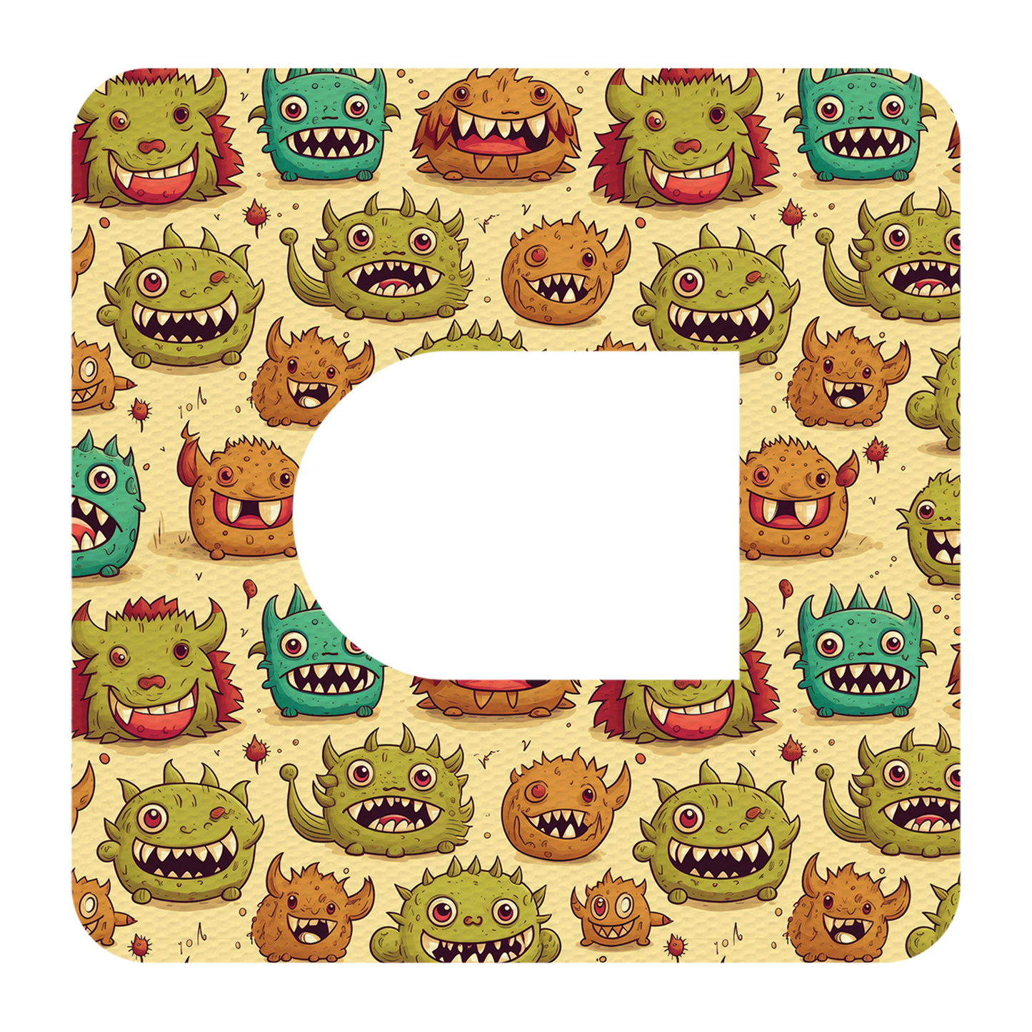 Omnipod Monsters Mix Design Patches