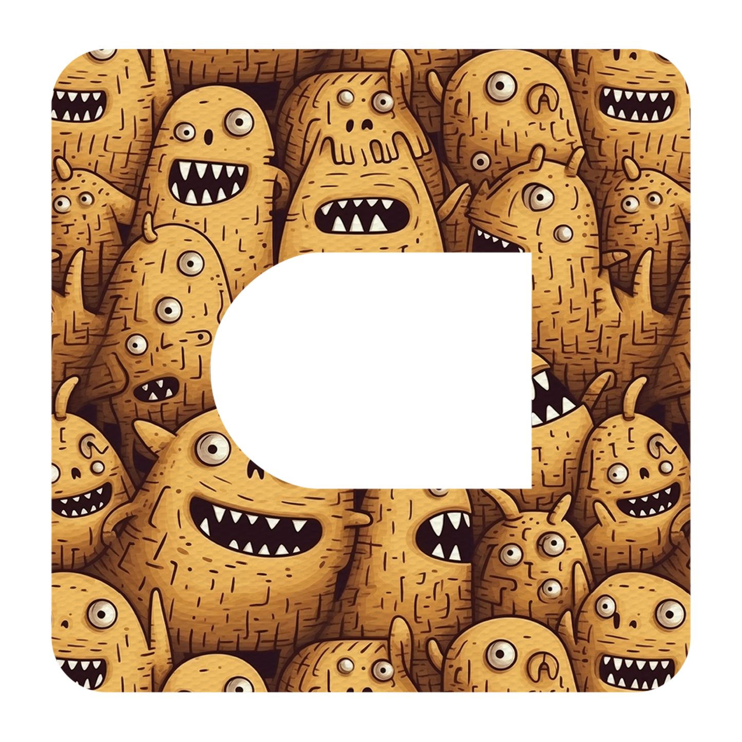 Omnipod Monsters Mix Design Patches