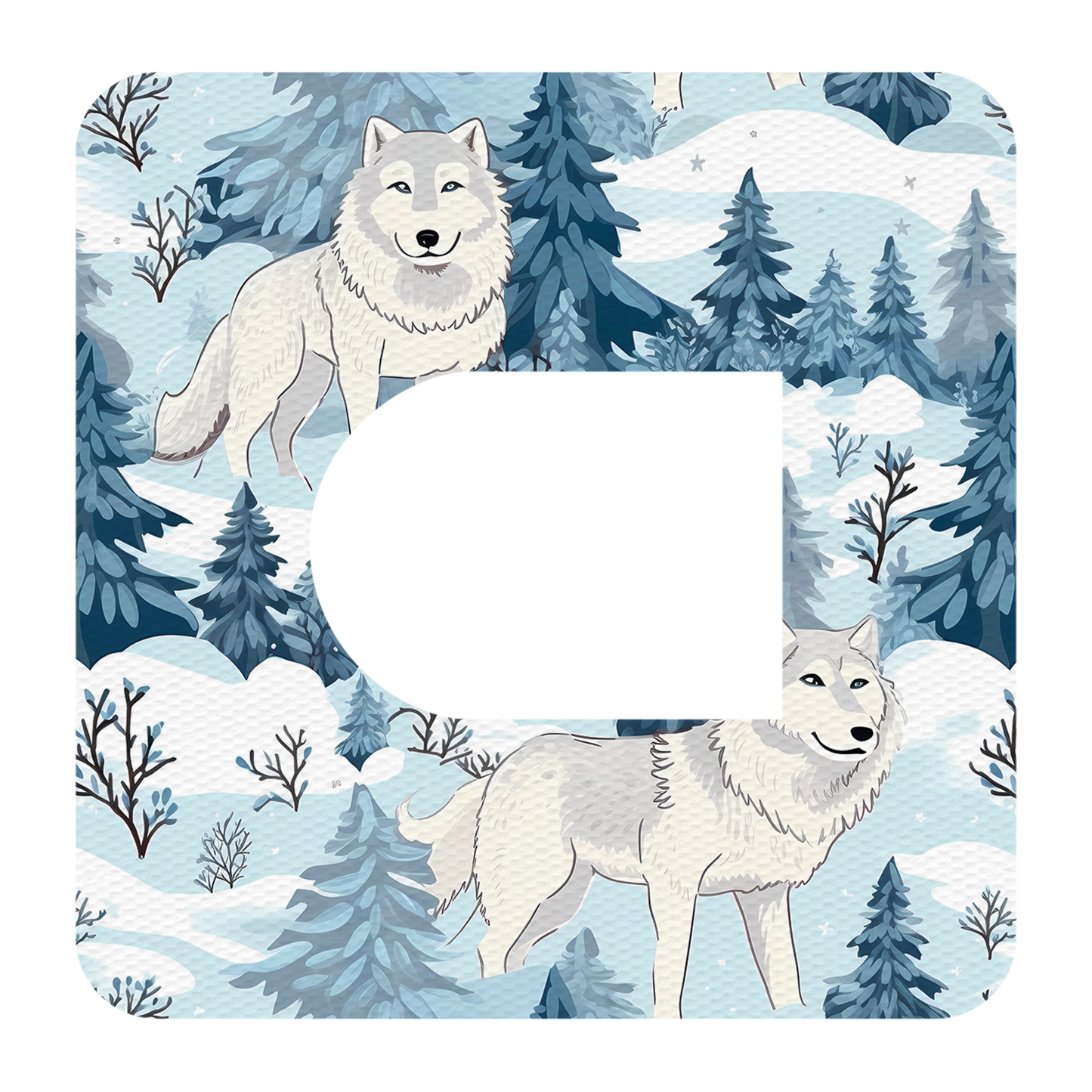 Omnipod Winter Animals Mix Design Patches