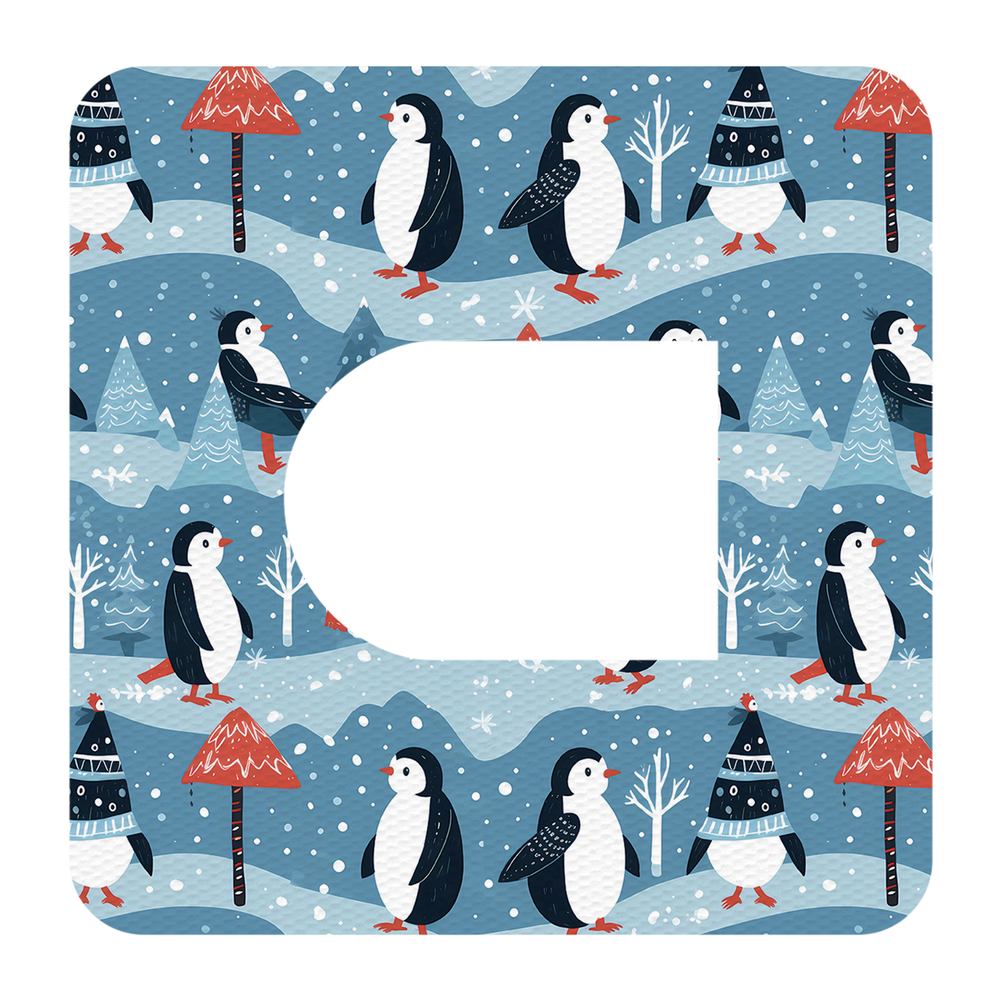 Omnipod Winter Animals Mix Design Patches