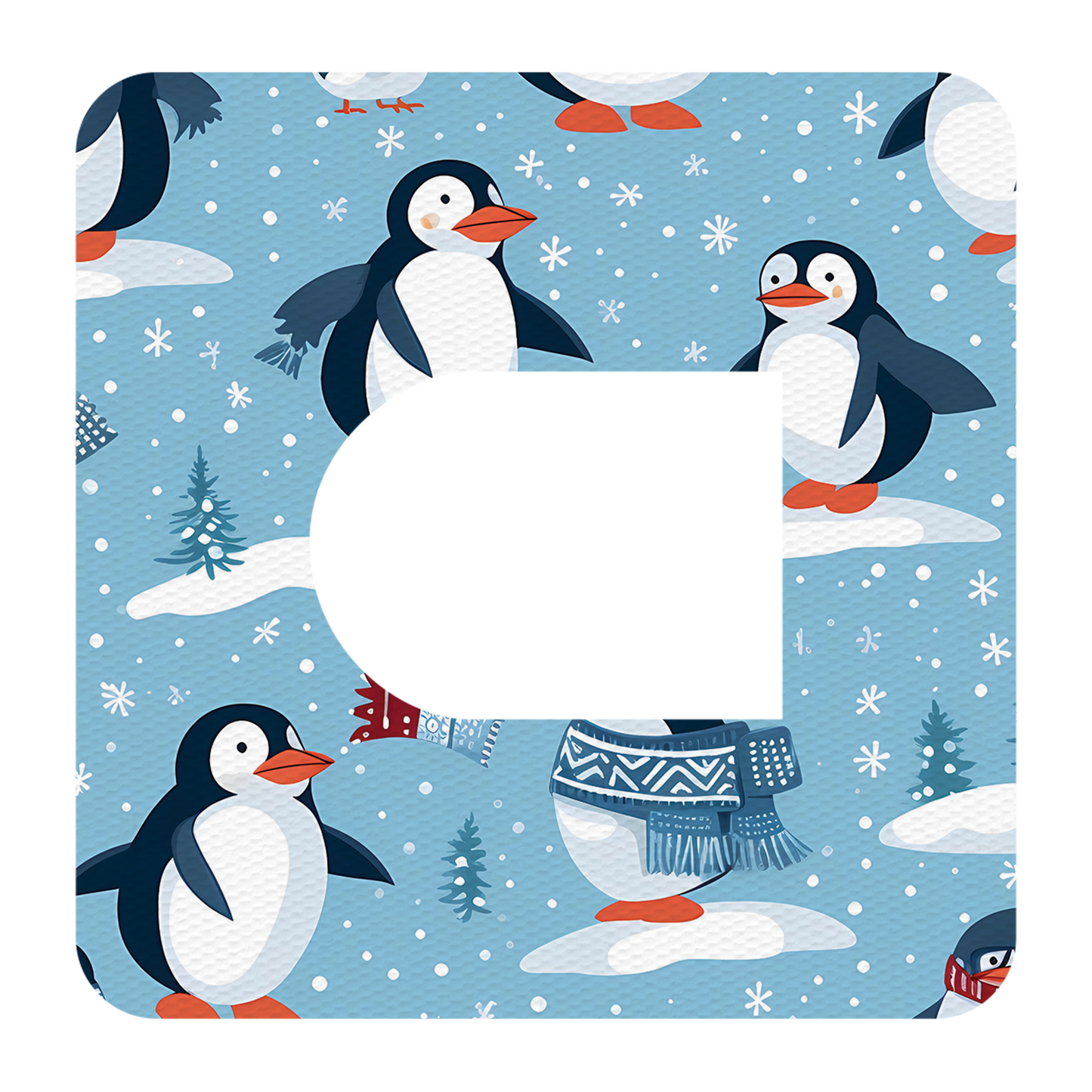 Omnipod Winter Animals Mix Design Patches