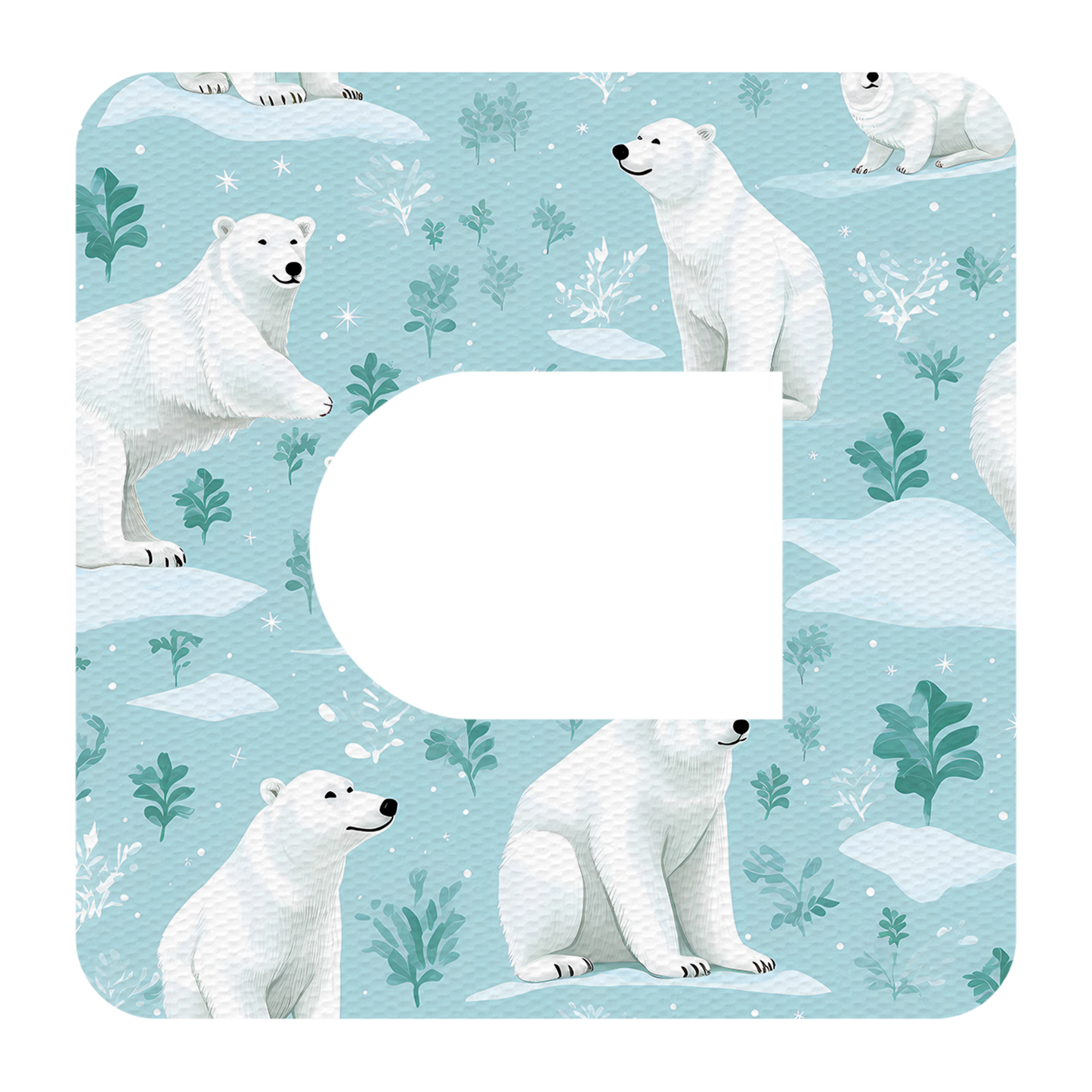 Omnipod Winter Animals Mix Design Patches