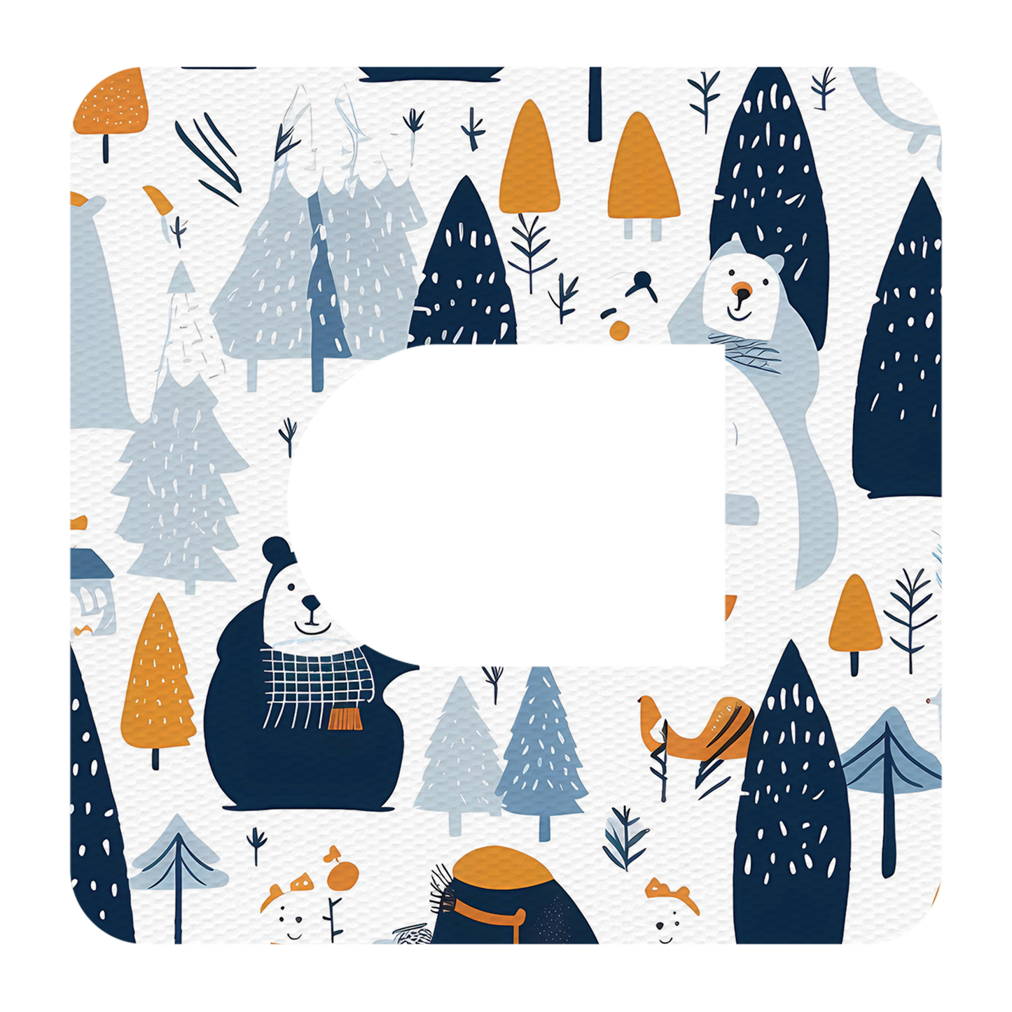 Omnipod Winter Animals Mix Design Patches