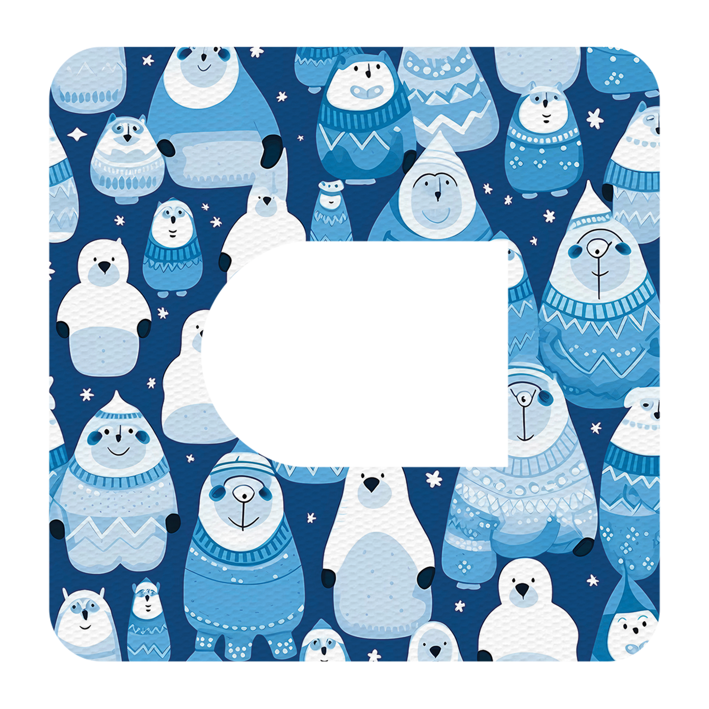 Omnipod Winter Animals Mix Design Patches